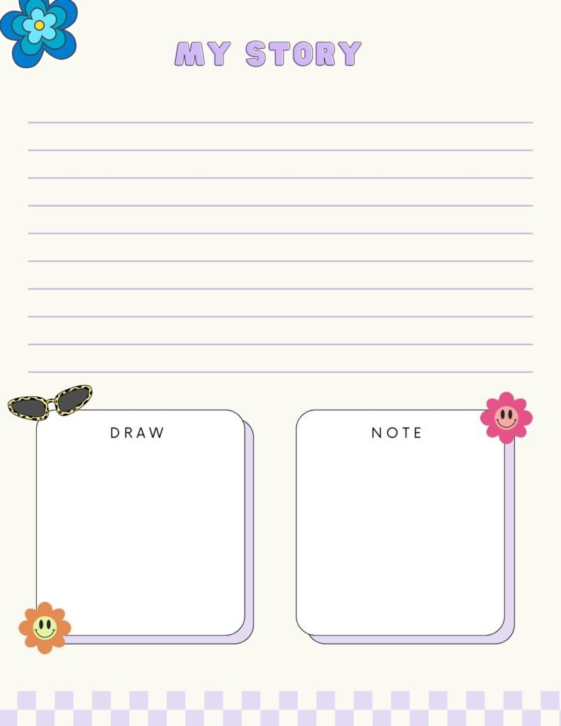 Storytelling Journal sheet