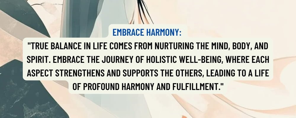 The Balance: Nurturing Mind, Body, and Spirit